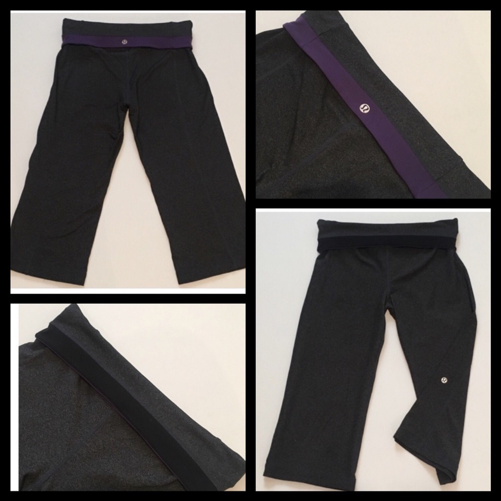 ❗️Clearance❗️🍋Lulu🍋 Revers/Roll Down Capri sz 6